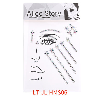 Gem Tattoo Crystal Makeup Eye decoration Diamond Crystal Sticker