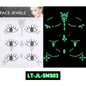 Luminous Gemstone Eye Sticker Decoration Face Gemstone Jewelry Crystal Rhinestone Sticker