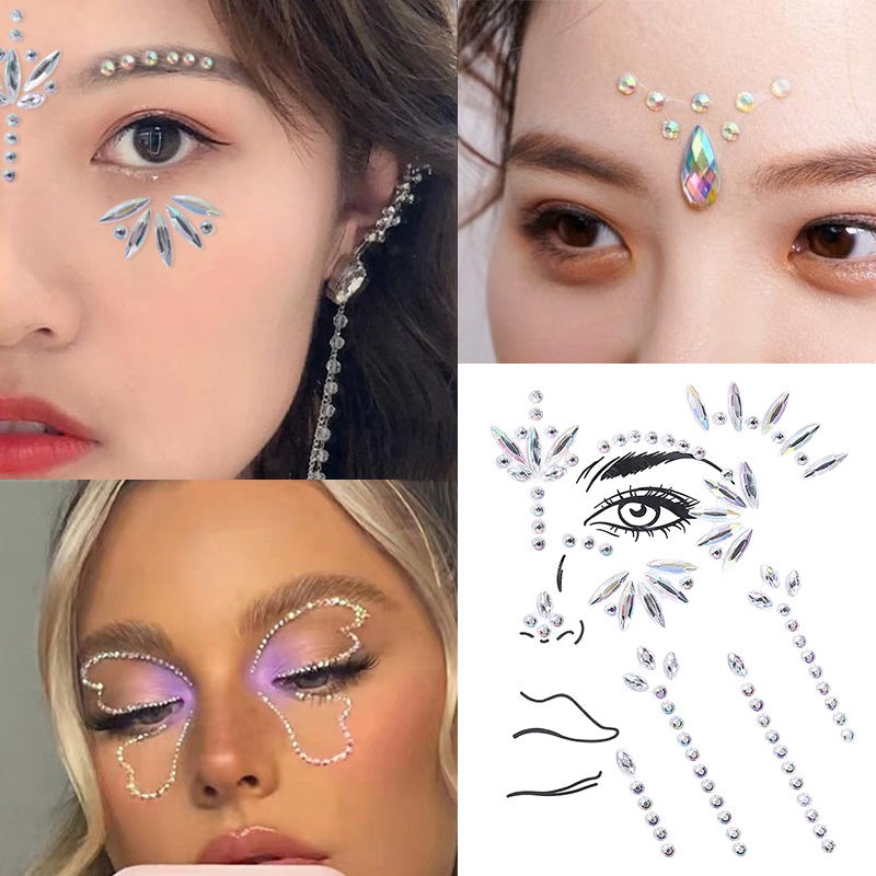 Gem Tattoo Crystal Makeup Eye decoration Diamond Crystal Sticker
