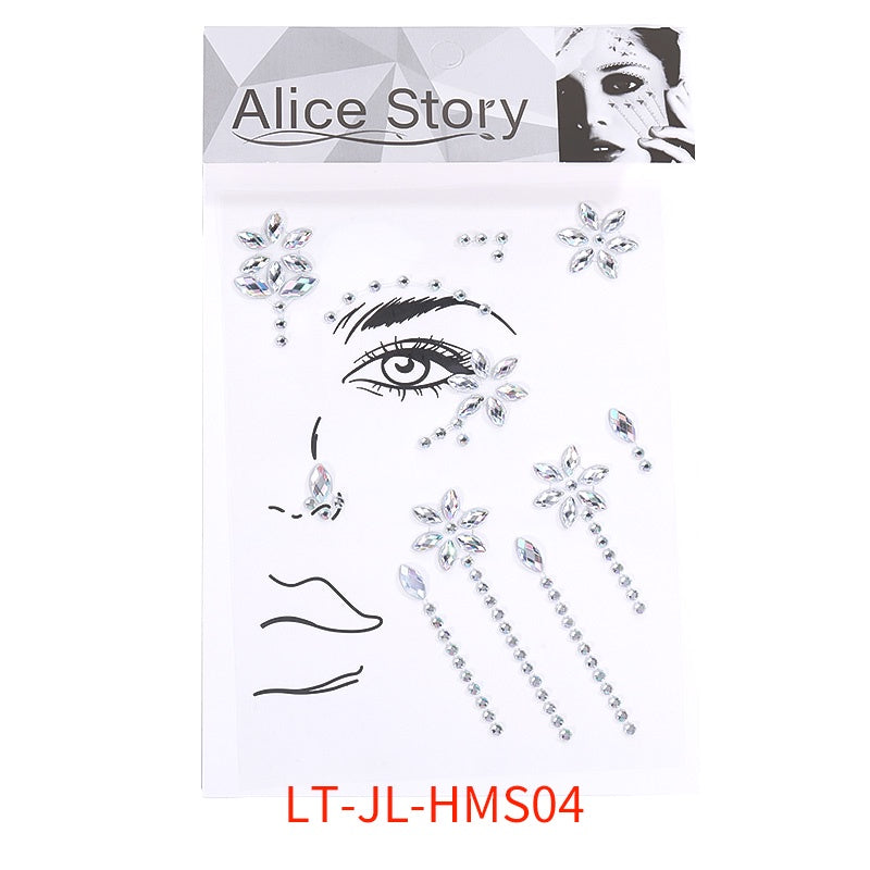 Gem Tattoo Crystal Makeup Eye decoration Diamond Crystal Sticker