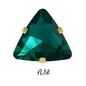 Gold-bottomed Triangle Hand Stitched Rhinestone Glass Crystal Claw Rhinestone Diy Wedding Dress Shoe Size Accessories