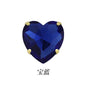 10pcs Gold Love Claw Rhinestone Hand-sewn crystal with Hole Rhinestone Glass Crystal Diy Clothing Collar