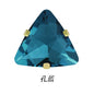 Gold-bottomed Triangle Hand Stitched Rhinestone Glass Crystal Claw Rhinestone Diy Wedding Dress Shoe Size Accessories
