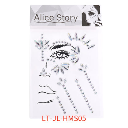 Gem Tattoo Crystal Makeup Eye decoration Diamond Crystal Sticker