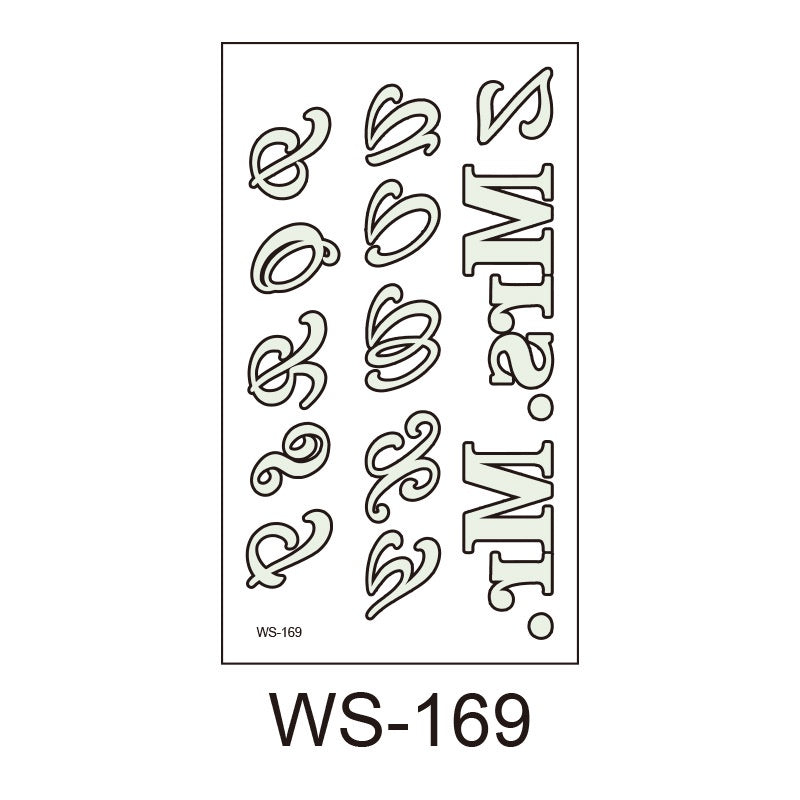 Luminous Tattoo Stickers - Glow in the Dark Temporary Tattoos for Party and Festival