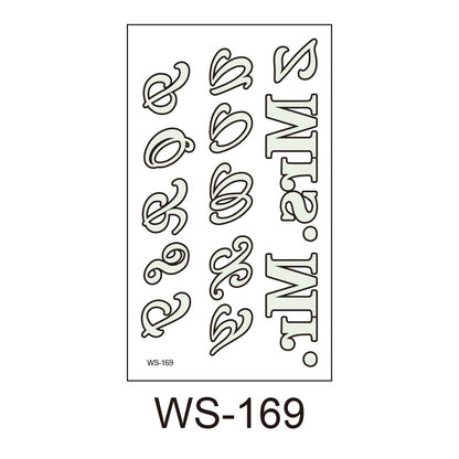 Luminous Tattoo Stickers - Glow in The Dark Temporary Tattoos for Party and Festival