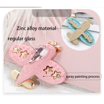 Hot Selling DIY Hair Zinc Alloy Cartoon Airplane Crocs Mobile Phone Case DIY Accessories