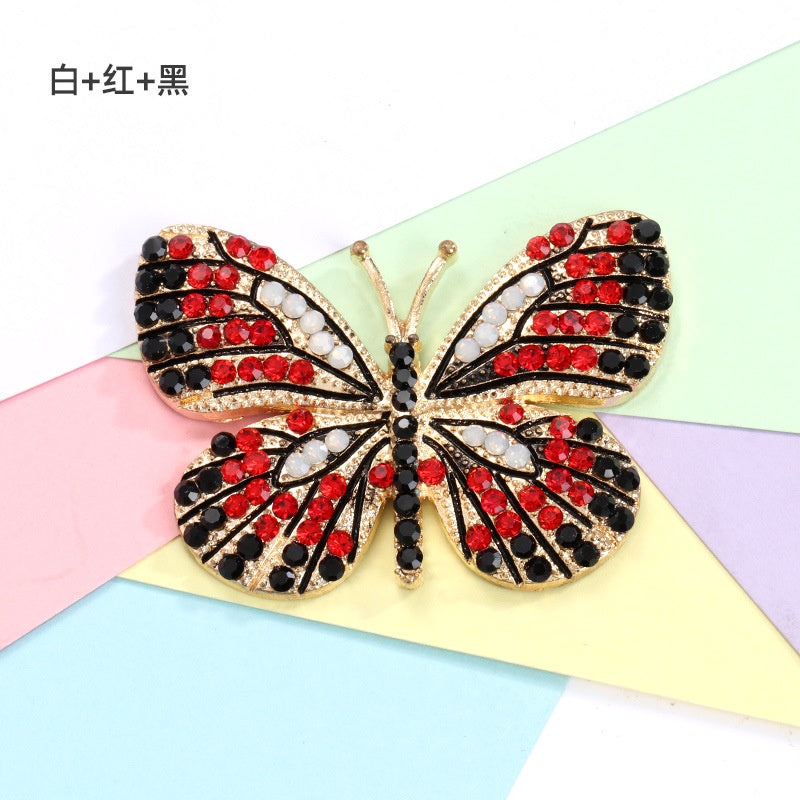 Butterfly Rhinestone DIY Fashion High-grade Hair Accessories Car Jewelry