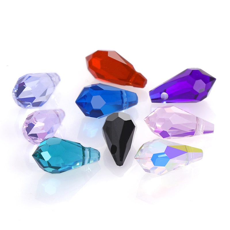High Quality Angel Multi Colors Tears Water Drop Pendant For Jewelry Making 10pcs