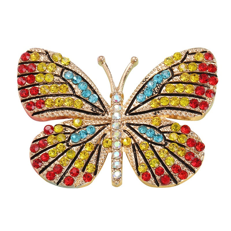 Butterfly Rhinestone DIY Fashion High-grade Hair Accessories Car Jewelry