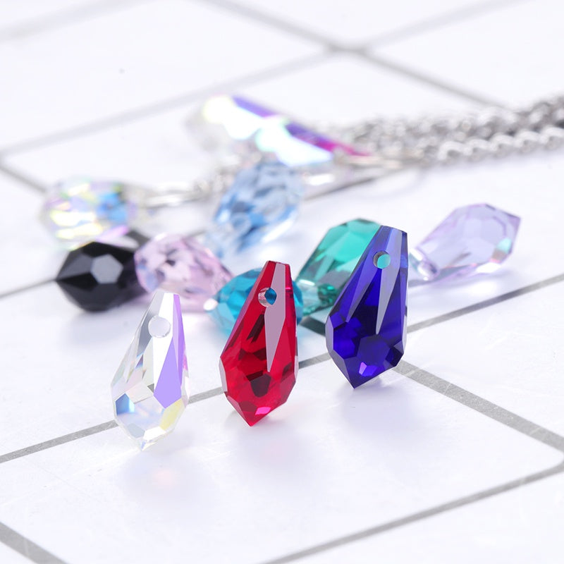 High Quality Angel Multi Colors Tears Water Drop Pendant For Jewelry Making 10pcs