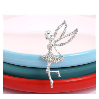【ready stock】Handmade DIY jewelry Mobile phone beauty accessoriesAngel Genie Girl Rhinestone Alloy  Handmade Diy Jewelry Cell Phone Beauty Accessories