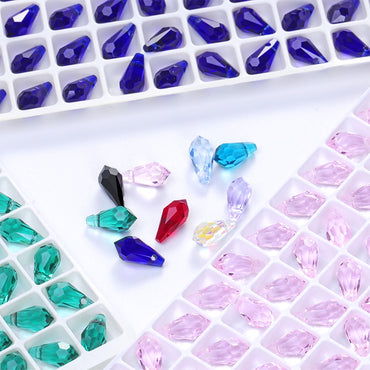 High Quality Angel Multi Colors Tears Water Drop Pendant For Jewelry Making 10pcs