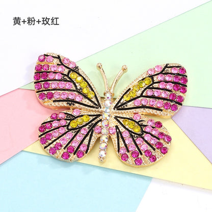 Butterfly Rhinestone DIY Fashion High-grade Hair Accessories Car Jewelry