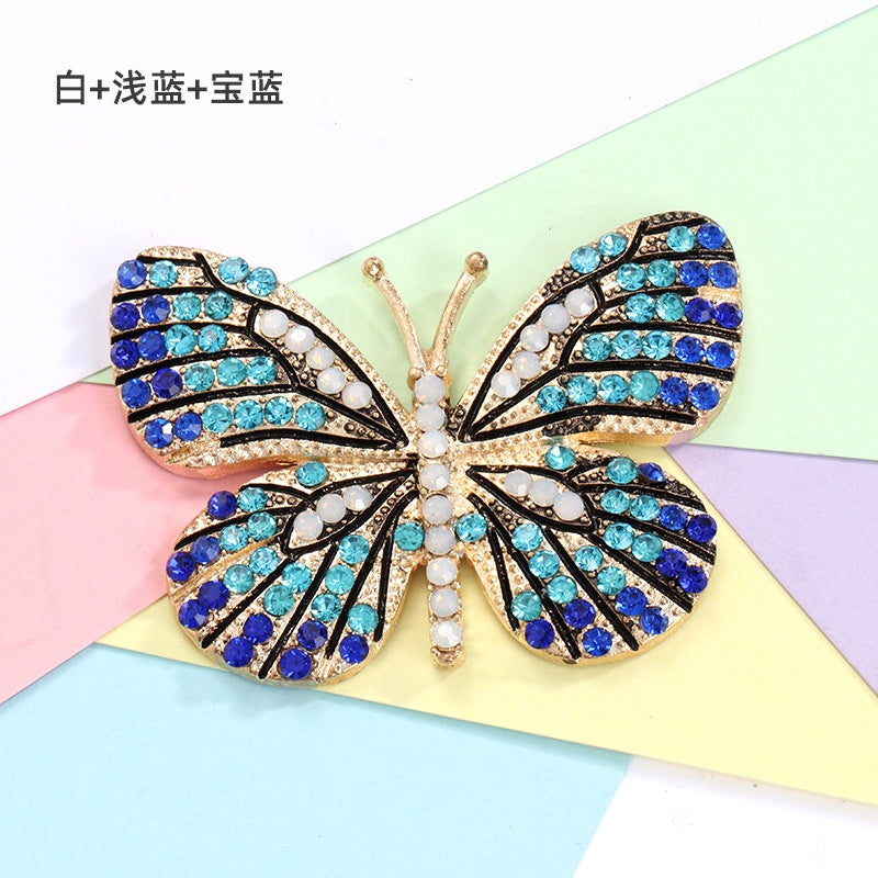 Butterfly Rhinestone DIY Fashion High-grade Hair Accessories Car Jewelry