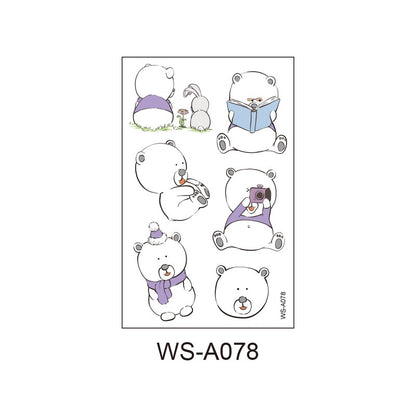 Fashion Children's Cartoon Luminous Tattoo Stickers Animal Luminous Stickers