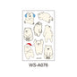 Fashion Children's Cartoon Luminous Tattoo Stickers Animal Luminous Stickers