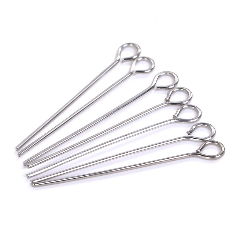 Handmade beaded material diy stainless steel accessories nine-pin nine-pin multi-specification accessories wholesale