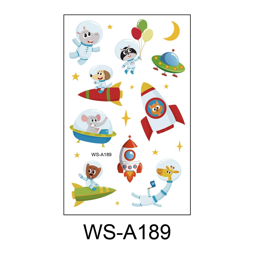 【Ready Stock】kawaii Fashion mini cartoon tattoo sticker fashion face sticker long-lasting waterproof disposable tattoo sticker sexy tattoo sticker cute face sticker