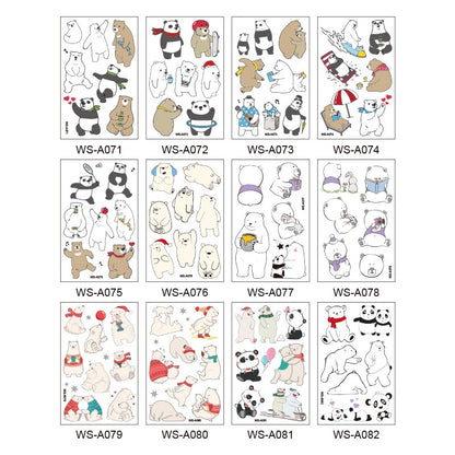 Fashion Children's Cartoon Luminous Tattoo Stickers Animal Luminous Stickers