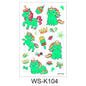 [Genuine goods in stock] Cartoon luminous tattoo stickers are durable, beautiful and fashionable. Personalized tattoo stickers include dinosaurs, mermaids,, luminous stickers