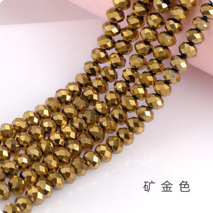 Multi-color 3mm-8mm Glass Crystal Beads Beaded DIY Jewelry Making