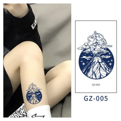 [Genuine goods in stock] New tattoo stickers trend non-reflective lifelike effect tattoo butterfly small fresh waterproof tattoo stickers for men and women Fashion accessories Kore