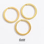 Multi-standard Flat Ring Keychain 25mm-30mm Electroplated Iron Ring Keychain Pendant Pendant Ring