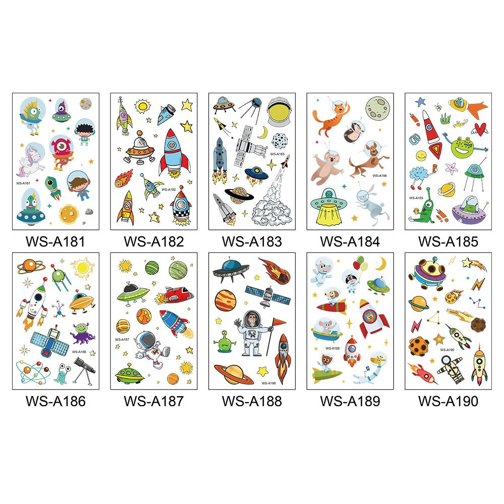 【Ready Stock】kawaii Fashion mini cartoon tattoo sticker fashion face sticker long-lasting waterproof disposable tattoo sticker sexy tattoo sticker cute face sticker