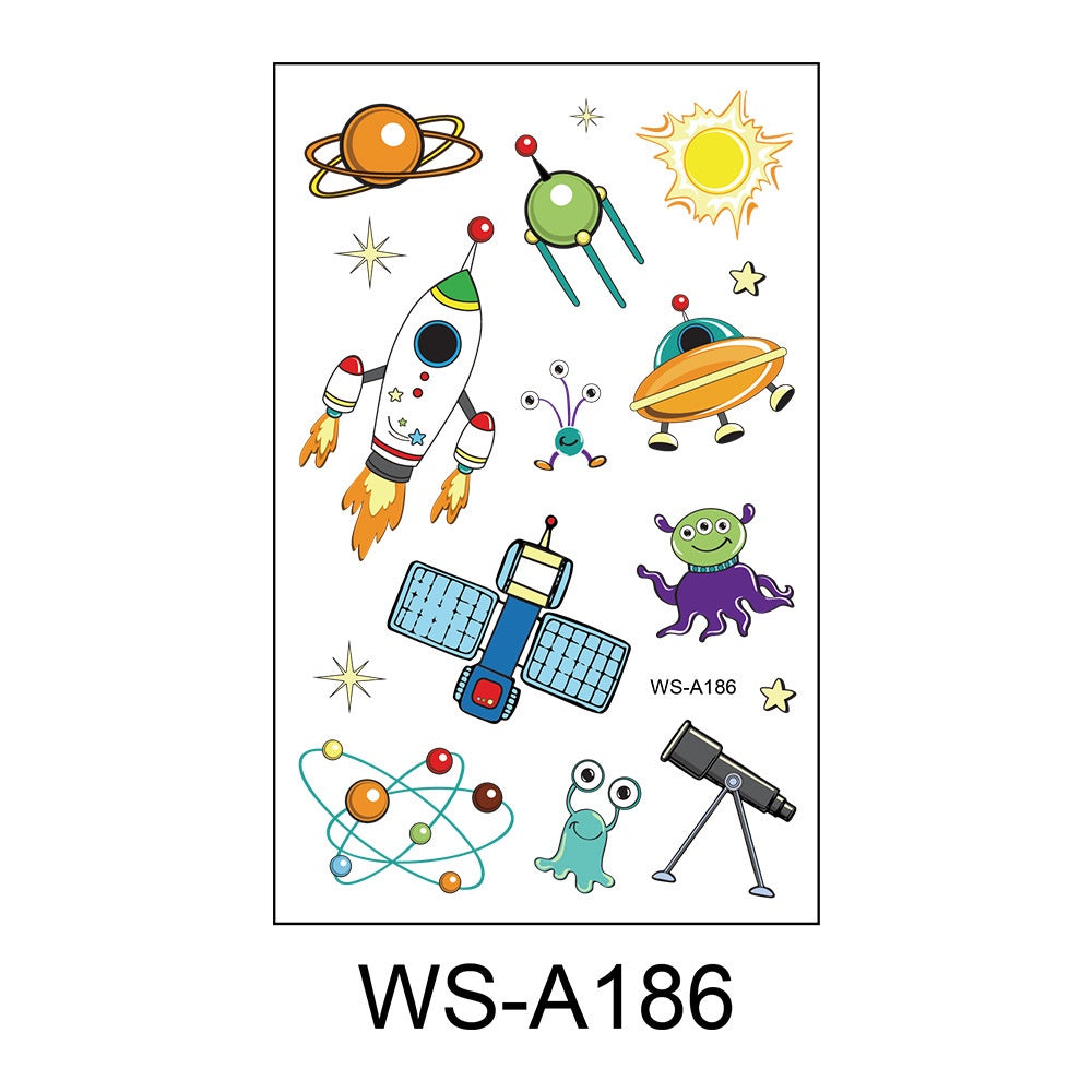 【Ready Stock】kawaii Fashion mini cartoon tattoo sticker fashion face sticker long-lasting waterproof disposable tattoo sticker sexy tattoo sticker cute face sticker