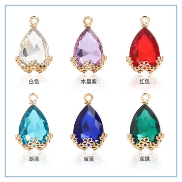 Cheap Price Hollow Setting Drop Shape Crystal Rhinestone for Diy Garment Accessories