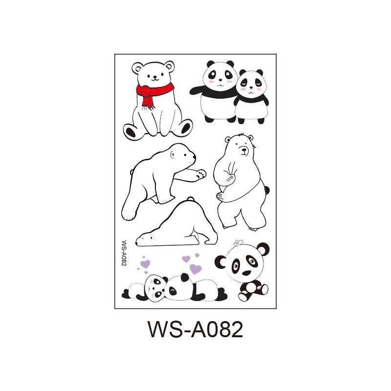 Fashion Children's Cartoon Luminous Tattoo Stickers Animal Luminous Stickers