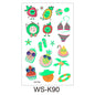 [Genuine goods in stock] Cartoon luminous tattoo stickers are durable, beautiful and fashionable. Personalized tattoo stickers include dinosaurs, mermaids,, luminous stickers