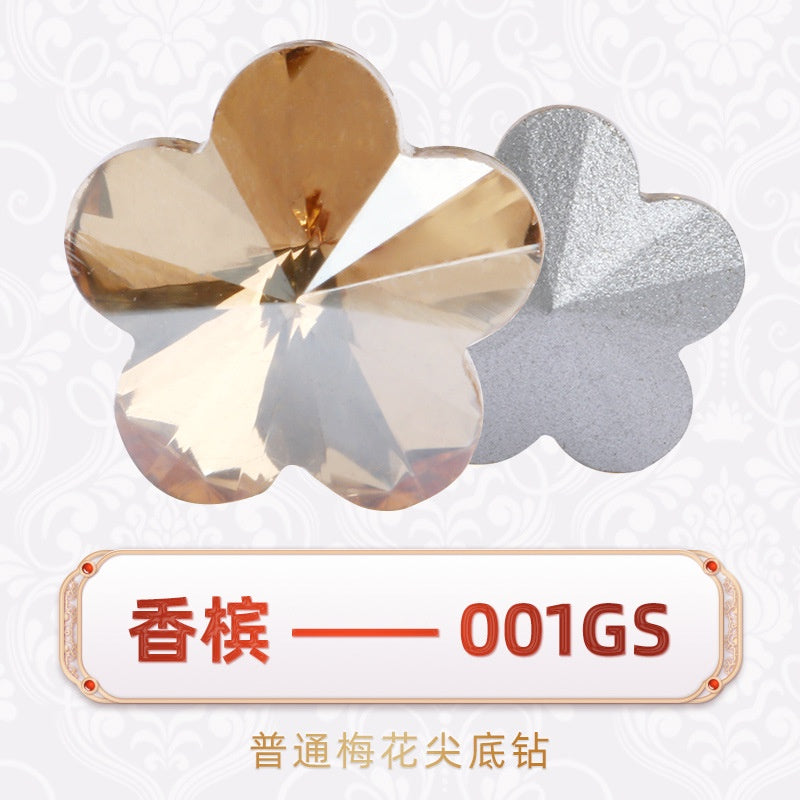Flower Glass Crystal Rhinestones for Nail Art Decoration Jewelry Making Luxury nail rhinestones