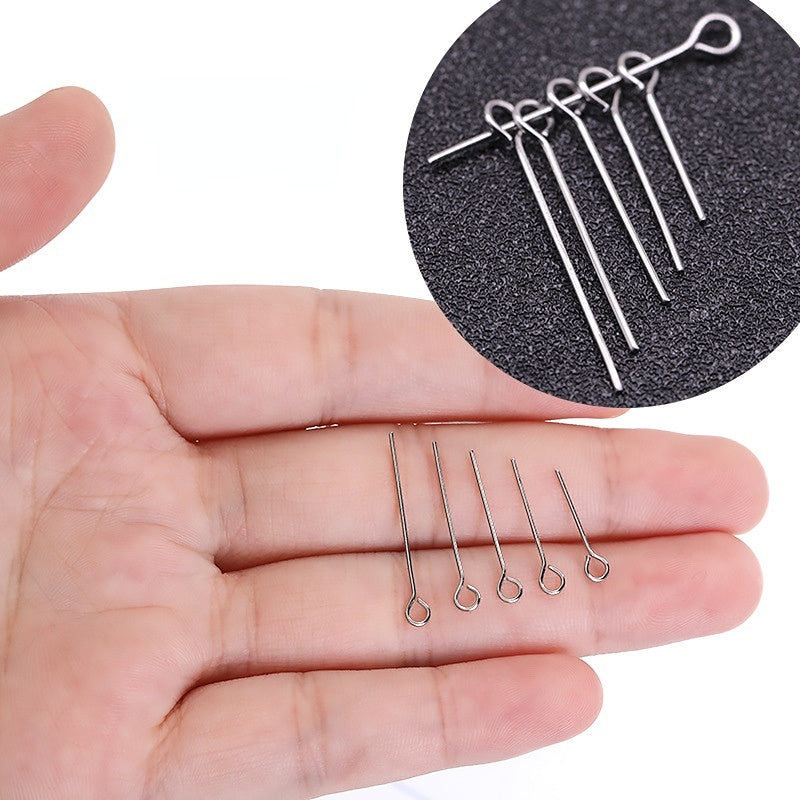 Handmade beaded material diy stainless steel accessories nine-pin nine-pin multi-specification accessories wholesale
