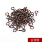 【ready stock】Horn nails DIY Jewelry Accessories Horn Nails Sheep's Eye Nails Screws Pointed Tail Sheep's Eye Nails Multi-specification 100pcs A Pack Wholesale