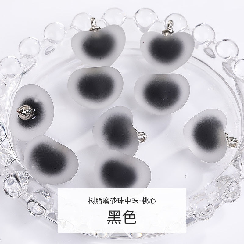 5pcs DIY Handmade Accessories Jewelry Ornament Acrylic Jelly Beads Pendant Earrings Accessories