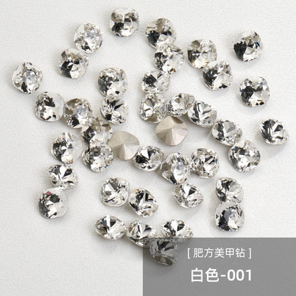 Square Pointed Bottoming Rhinestone Nail Art Deco Crystal Diy Square Cushion Shape Nail Art Deco Crystal Diy Diamond Nail Patch