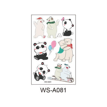 Fashion Children's Cartoon Luminous Tattoo Stickers Animal Luminous Stickers