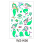 [Genuine goods in stock] Cartoon luminous tattoo stickers are durable, beautiful and fashionable. Personalized tattoo stickers include dinosaurs, mermaids,, luminous stickers