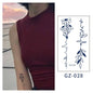 [Genuine goods in stock] New tattoo stickers trend non-reflective lifelike effect tattoo butterfly small fresh waterproof tattoo stickers for men and women Fashion accessories Kore