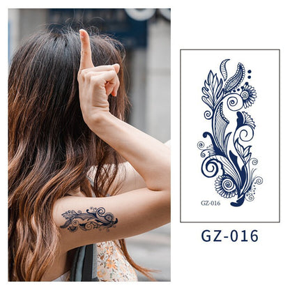 [Genuine goods in stock] New tattoo stickers trend non-reflective lifelike effect tattoo butterfly small fresh waterproof tattoo stickers for men and women Fashion accessories Kore