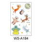 Tattoo Sticker Children's Mini Cartoon Cosmic Astronaut Disposable Temporary Sticker Interstellar
