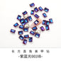 【ready stock】New Design 6*8mm Step Cut 3D Nail Art Rhinestone K9 Nails For DIY Decals Nail Shiny Crystals