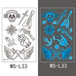 【Ready stock】kawaii Sexy tattoo stickers, fashion trends, nightclubs, bars, music festivals, carnival parties, tattoo stickers, fluorescent notes, luminous cool face stickers