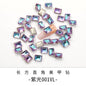 【ready stock】New Design 6*8mm Step Cut 3D Nail Art Rhinestone K9 Nails For DIY Decals Nail Shiny Crystals