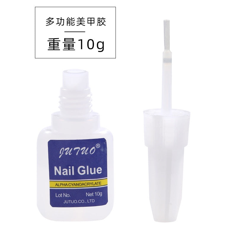 Hot Sell Rhinestone Glue Small Blue Bottle 10g/3g Nail Fast Dry Nail Glue
