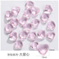 Korean Style Transparent Series Cute Heart Drop Shape Rhinestone DIY Decals Nail Shiny Crystals