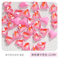 Nail Art Ornament Crystal 20pcs Sweet Heart Shap Mocha Fluorescence Color Jewelry Diy Rhinestone