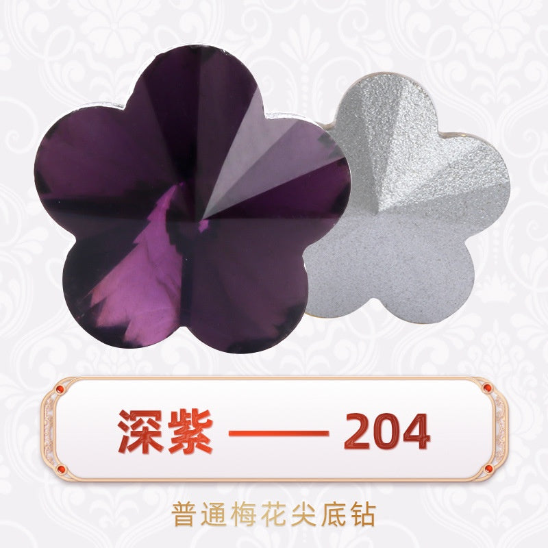 Flower Glass Crystal Rhinestones for Nail Art Decoration Jewelry Making Luxury nail rhinestones